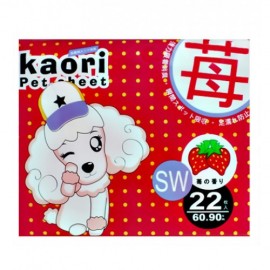 kaori 士多啤梨味尿墊 (60x90cm) 22片 x 8包（平均 $90/包）
